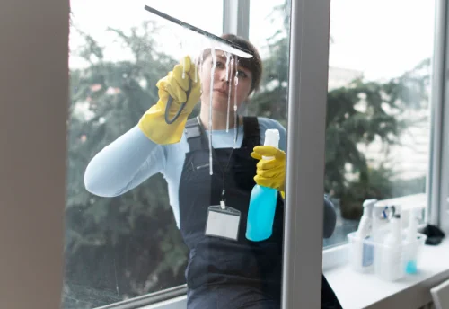 Nettoyage de vitres intérieures et extérieures à Sainte-Colombe-la-Commanderie